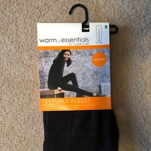 Cuddl Duds Textured Fleece Leggings